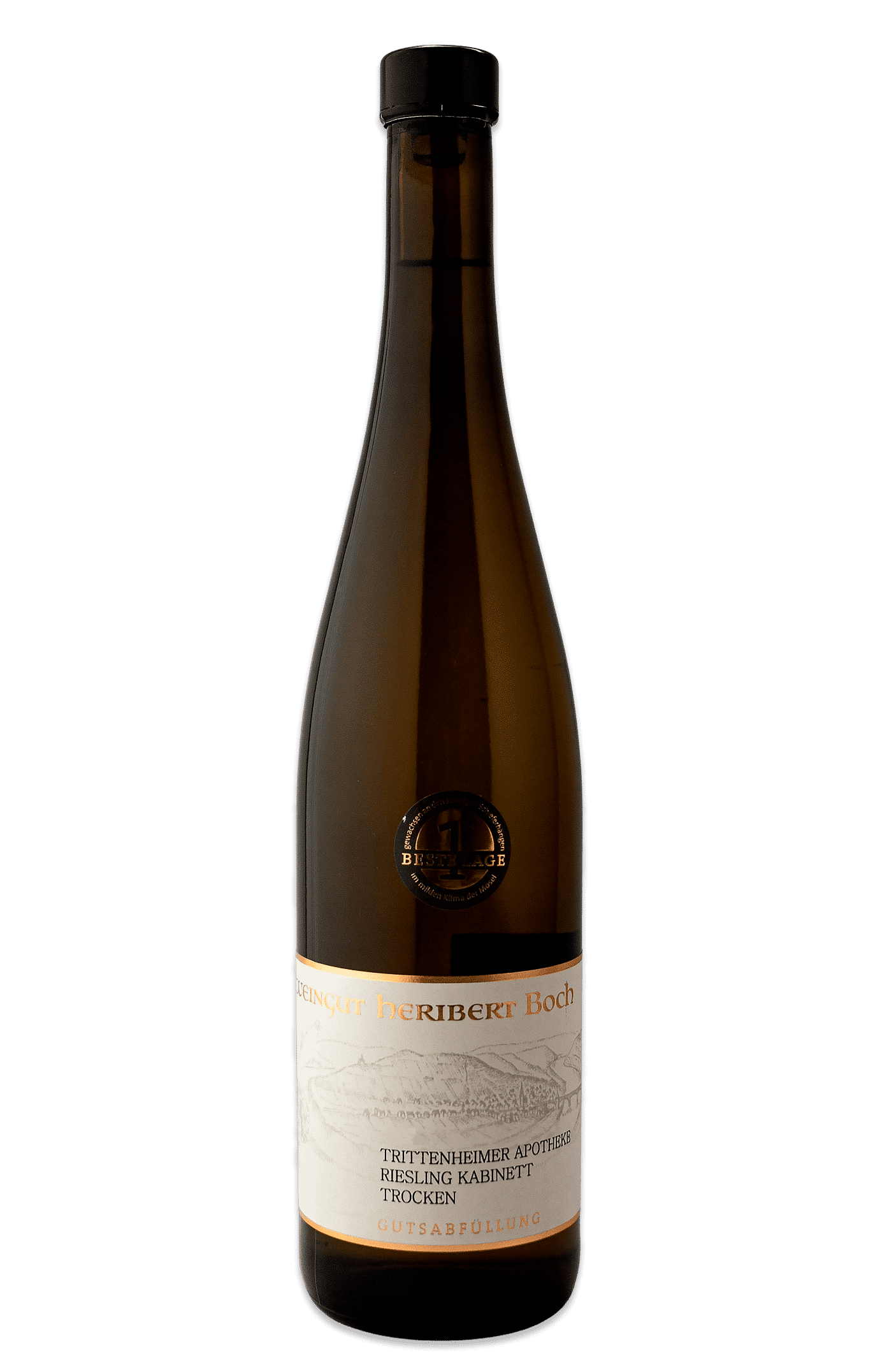 Trittenheimer Apotheke Riesling Kabinett Trocken 2020 - Hvidvin  - 4260291230517