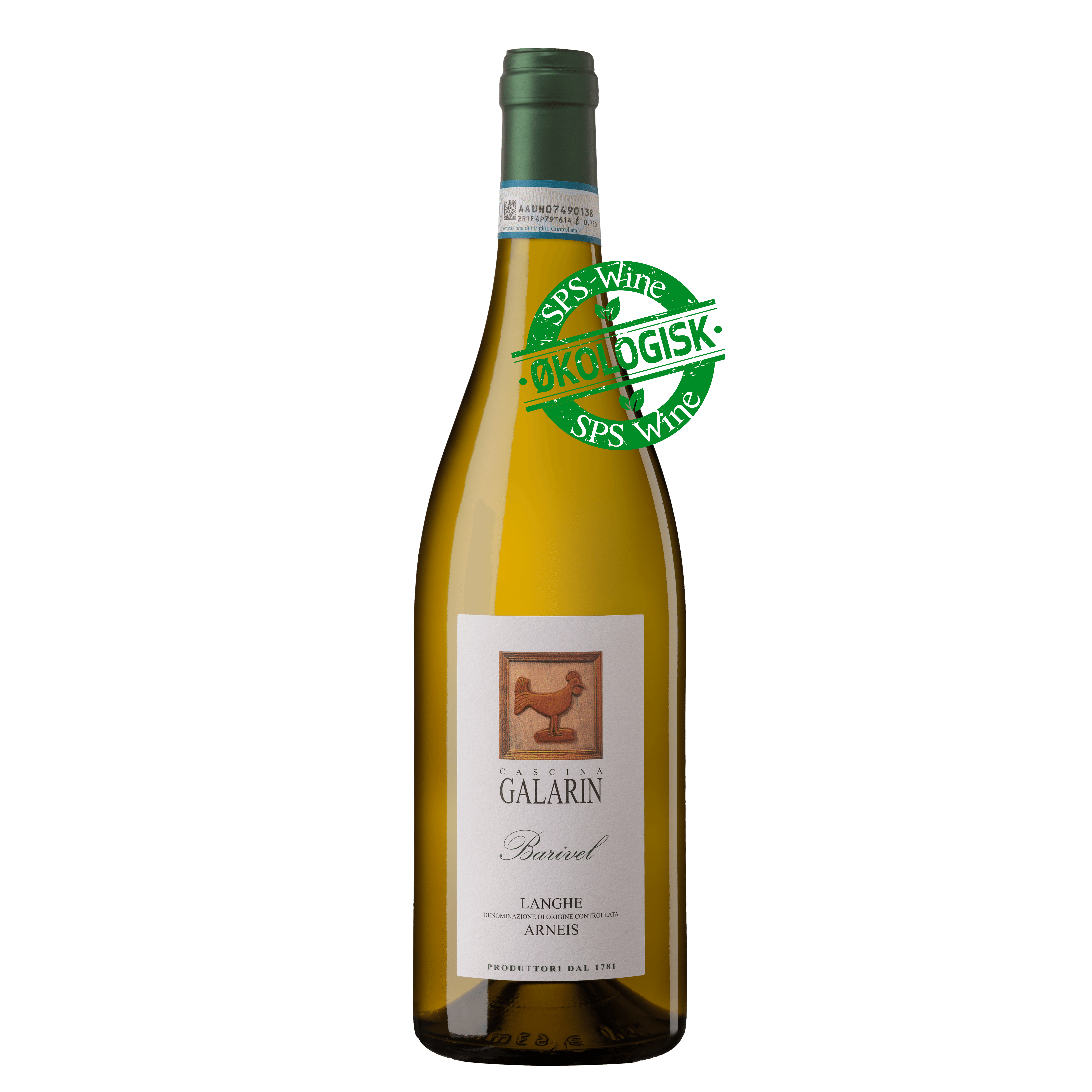 Galarin Langhe Arneis Doc Ampquotbarivelampquot Økologisk Piemonte Italien 2023 - Hvidvin
