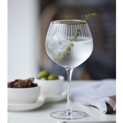 Lyngby Glas Palermo Gin & Tonic Glas Gold Stk - Lyngby Glas Hvidvin  - 5722000120612