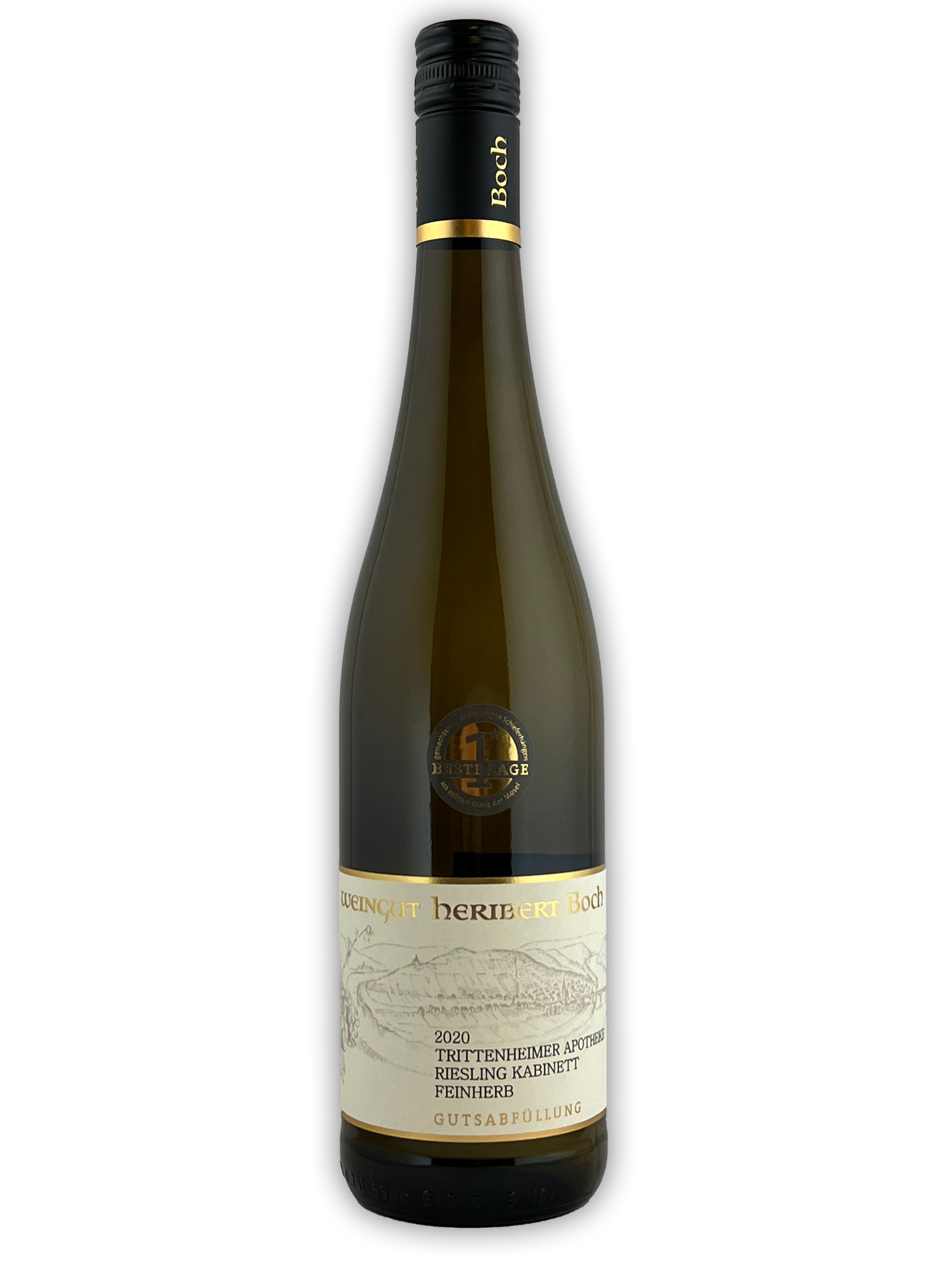 Trittenheimer Apotheke Riesling Kabinett Feinherb 2020 - Hvidvin  - 260291230074