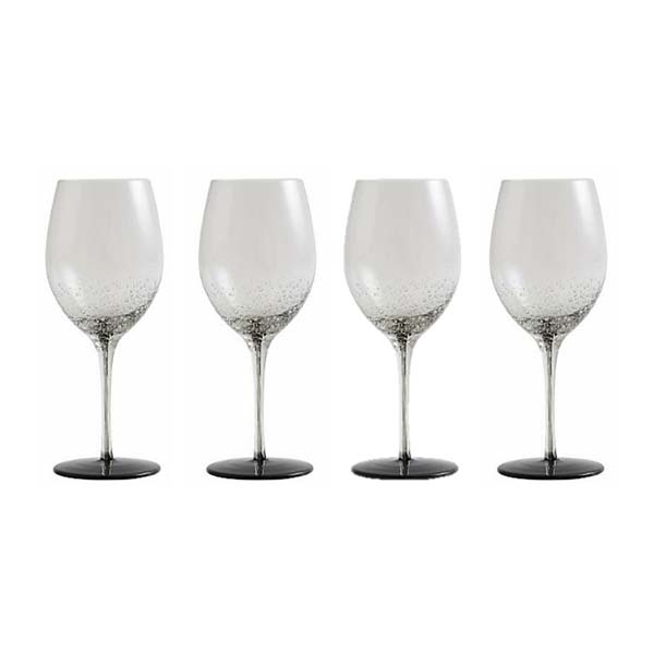 Sorte Gin Tonic Glas Nordal Bobble - Hvidvin