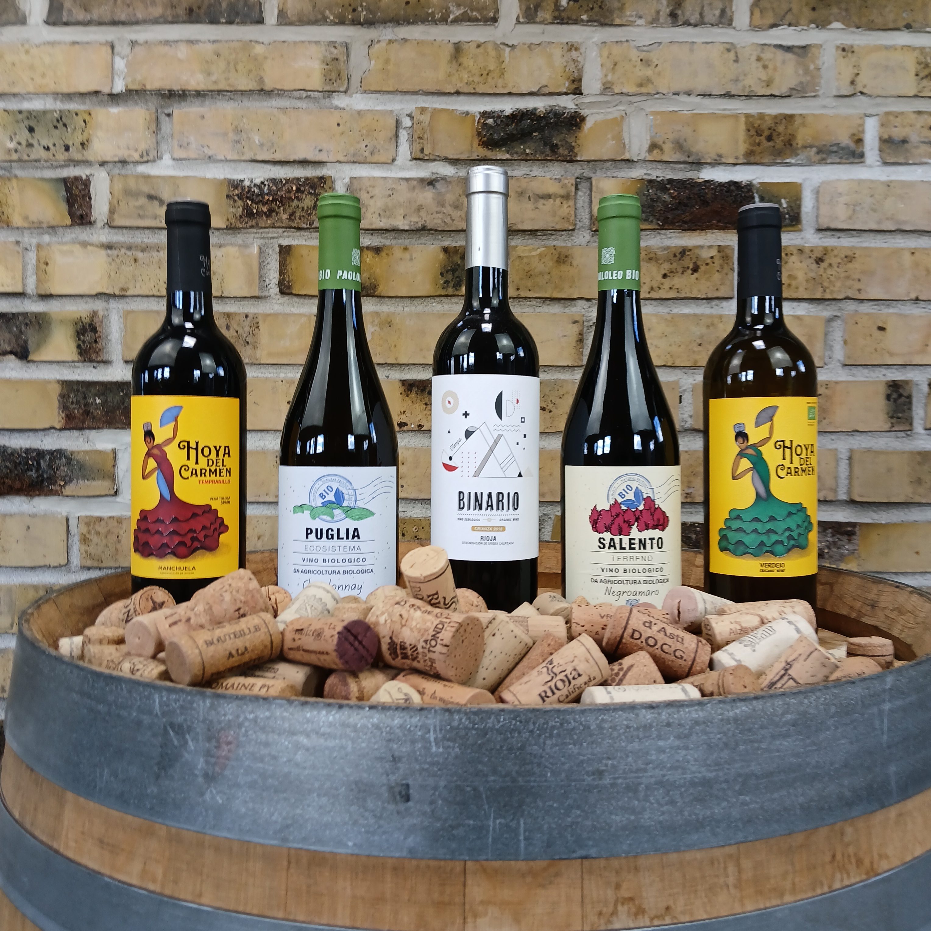 Bestsellerkassen Med økologiske Vine Fra Spanien Italien - Hvidvin