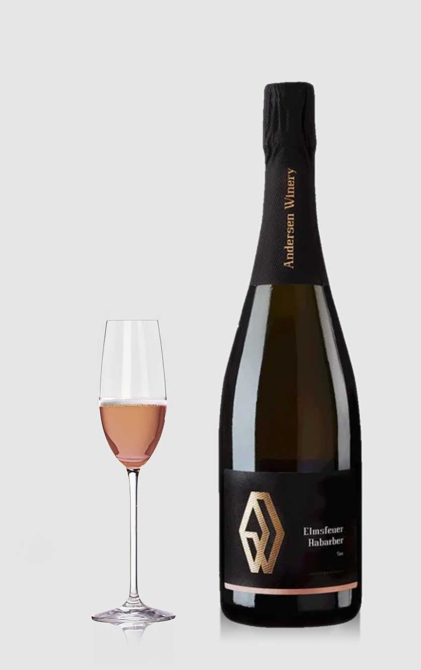 Andersen Winery Elmsfeuer Mousserende Rabarbervin - Andersen Winery Mousserende  - 2006500125067