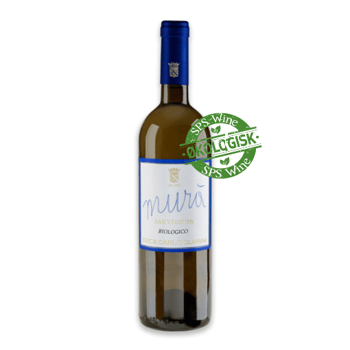 Hvid Duca Carlo Guarini Mur Sauvignon Bianco Økologisk Vin 2022 Puglia Italien - Hvidvin