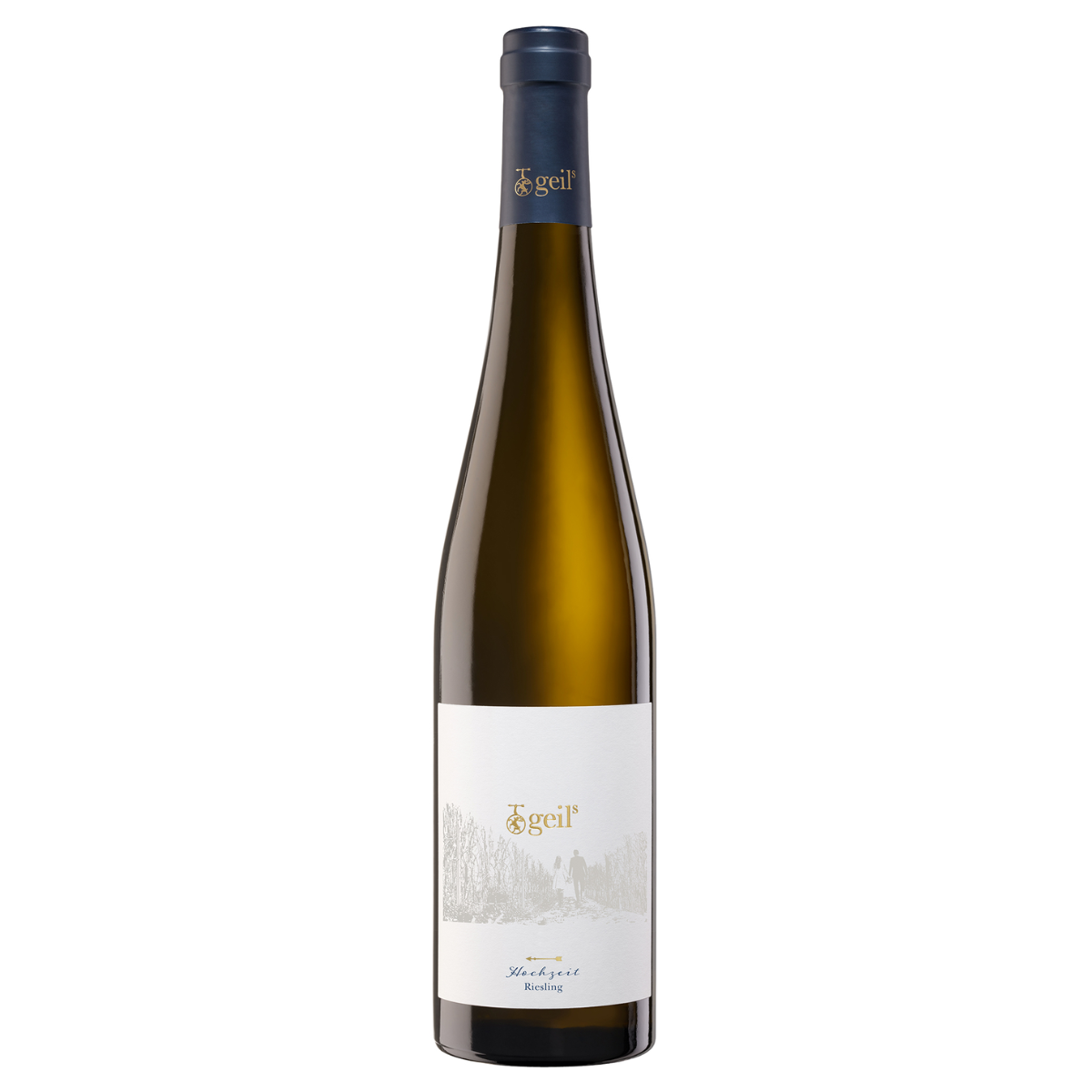 Hochzeit Riesling 75cl Tyskland - Rudolf Geil Hvidvin  - 4260385260895